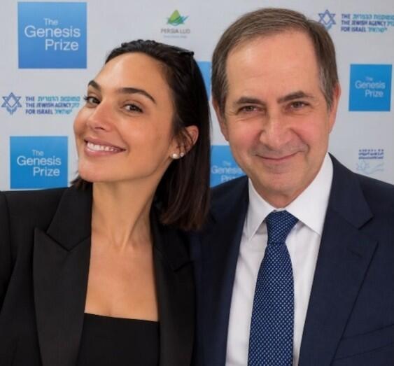 Gal Gadot and Genesis co-founder and Chairman Stan Polovets (Photo: GPF) Gal Gadot and Genesis Co-Founder and Chairman Stan Polovets