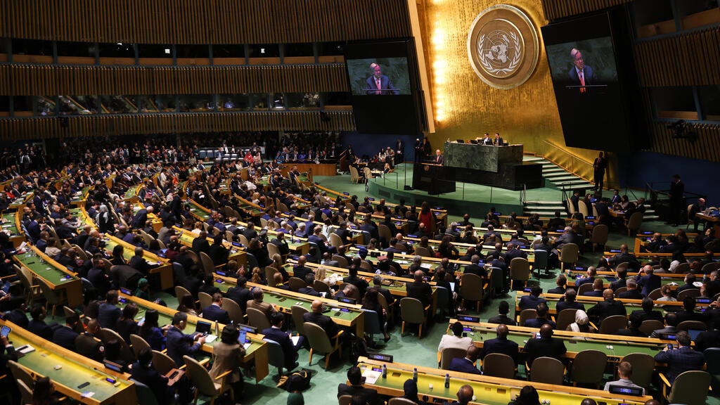 'Advancing a political agenda weakens the UN' (Photo: Heather Khalifa/AP) הכינוס השנתי של העצרת הכללית של האו"ם או"ם עצרת