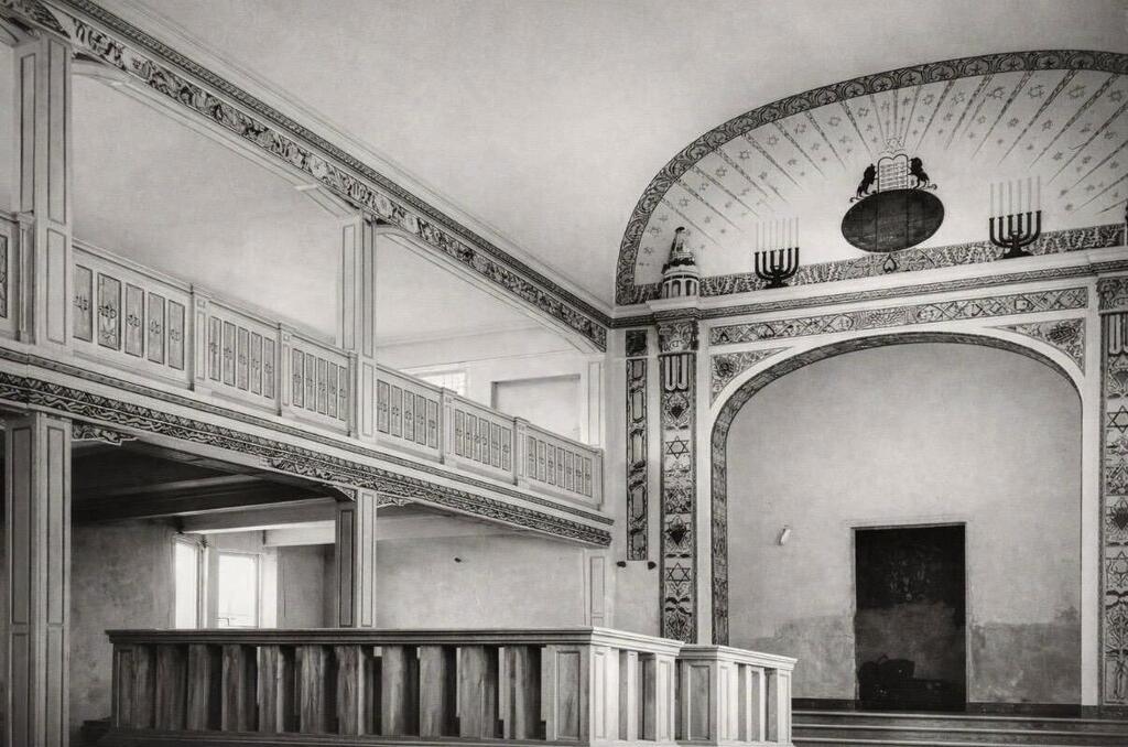 The synagogue before the Nazi invasion (Photo: Emih) בית הכנסת לפני פלישת הנאצים
