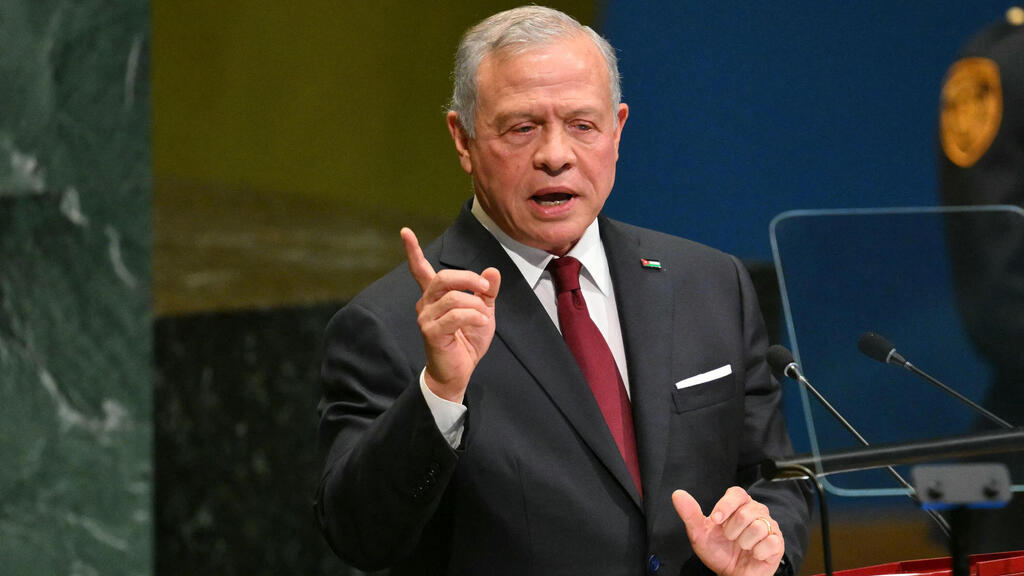 Jordan’s King Abdullah II (Photo: ANGELA WEISS / AFP) מלך ירדן עבדאללה עצרת האו"ם