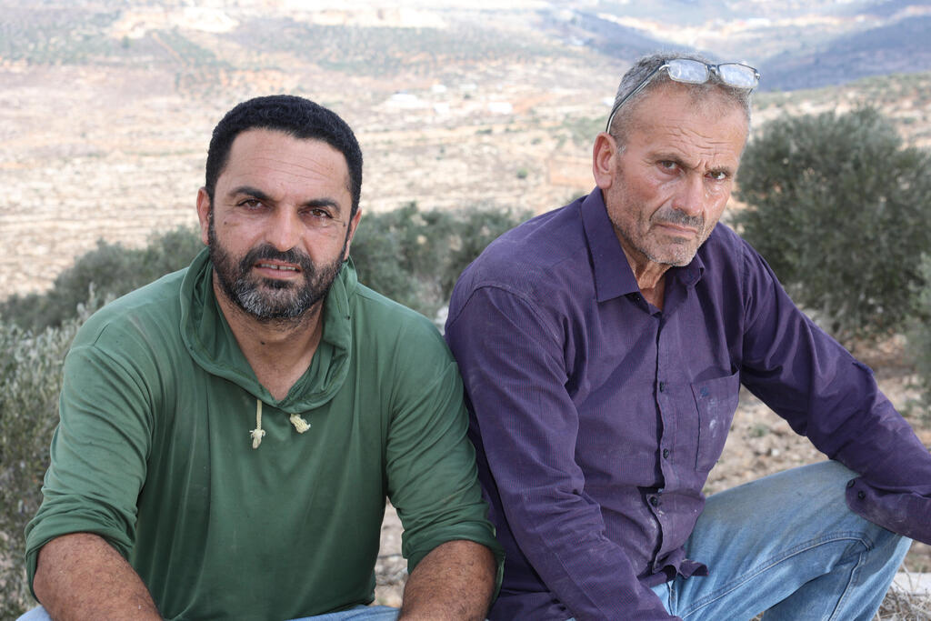 Fadi Hayek and Abd al-Rahim Abu Shaib (Photo: Shaul Golan) פאדי חייק ועבד אל־רחים אבו־שעיב