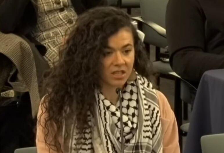 Not a Black Palestinian: Hannah Gann is a white Jewish woman ארה"ב האנה גאן העמידה פני פלסטינית בכלל יהודייה