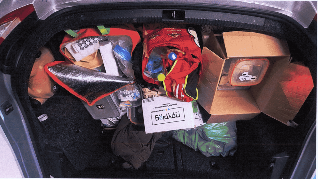 Drugs also found in the trunk of his car הסמים שנתפסו אצל שורד הנובה