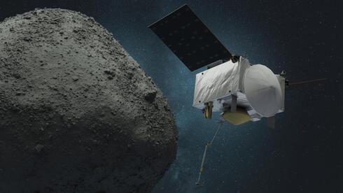 הגשושית OSIRIS-REx לצד האסטרואיד בנו