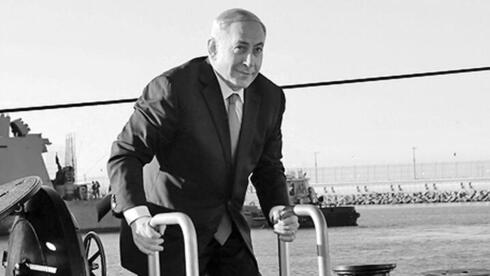 נתניהו בצוללת של חיל הים. "כמו הסיפור על הכבאי הפירומן" | צילום: אלעד גרשגורן