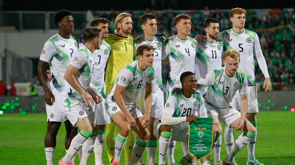 Ireland national team players (Photo: AP Photo/Visar Kryeziu) נבחרת אירלנד
