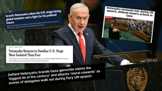 הכותרות על ראש הממשלה בנימין נתניהו בעולם לאחר הנאום באו"ם