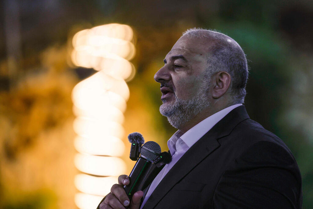 Mansour Abbas (Photo: Jalaa MAREY / AFP) מנסור עבאס