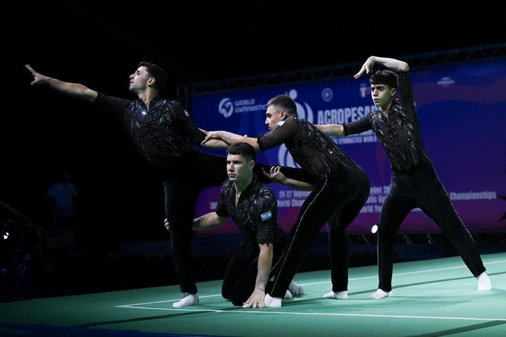 Photo: Courtesy of the Israel Gymnastics Federation/Filippo Tomasi אליפות העולם באקרובטיקה