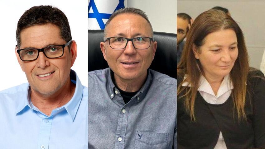 מימין לשמאל: דרורית שטיינמץ, צביקה כהן ואבשלום אלמליח