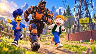Players are guided by two characters, Shaka and Teka, as they work through a series of challenges 