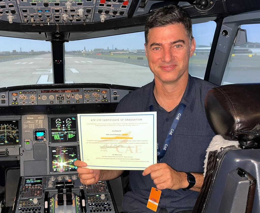 Guy Kapulnik, killed in a light plane crash in California (Photo: Used in accordance with Section 27A of the Copyright Law) גיא קפולניק, נהרג התרסקות מטוס קל בקליפורניה