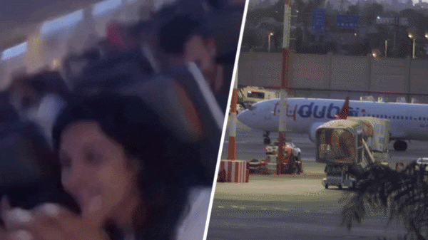 Flydubai plane lands at Ben Gurion Airport