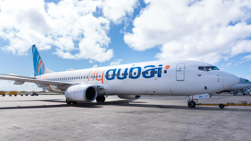 מטוס של חברת התעופה flydubai