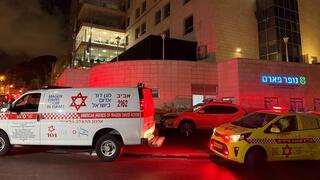 זירת השריפה בבית האבות בבני ברק