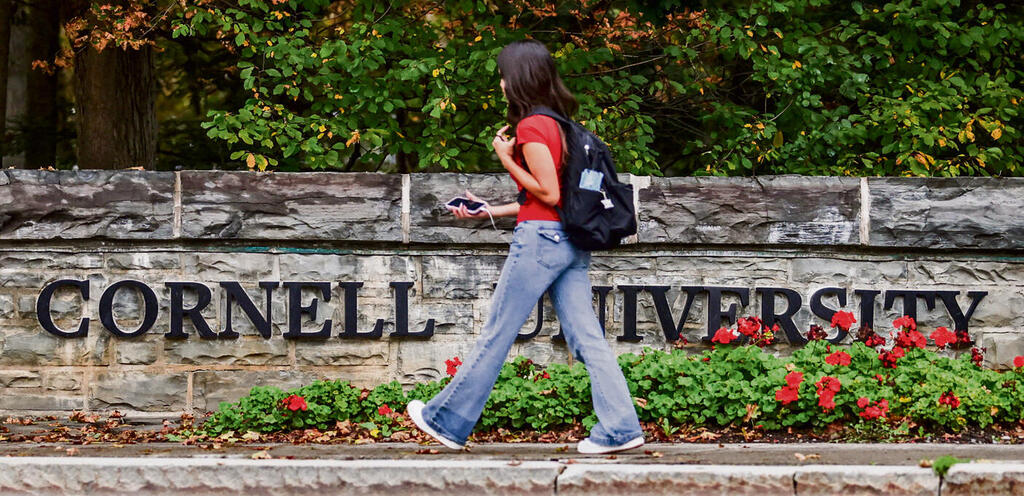 Cornell University in New York. The latest controversy (Photo: Lauren Petracca, REUTERS) אוניברסיטת קורנל בניו יורק