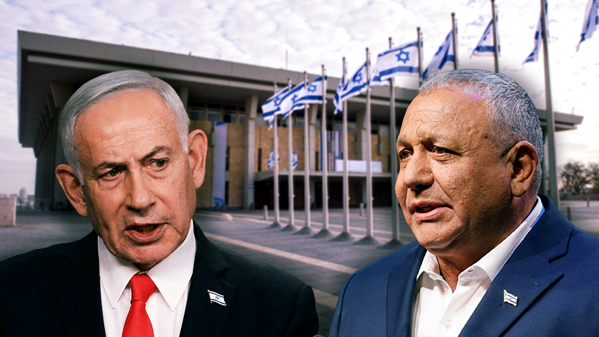 Prime Minister Benjamin Netanyahu and Gadi Eisenkot (Photo: shutterstock, REUTERS/Ronen Zvulun, AP Photo/Ariel Schalit) גדי איזנקוט, בנימין נתניהו