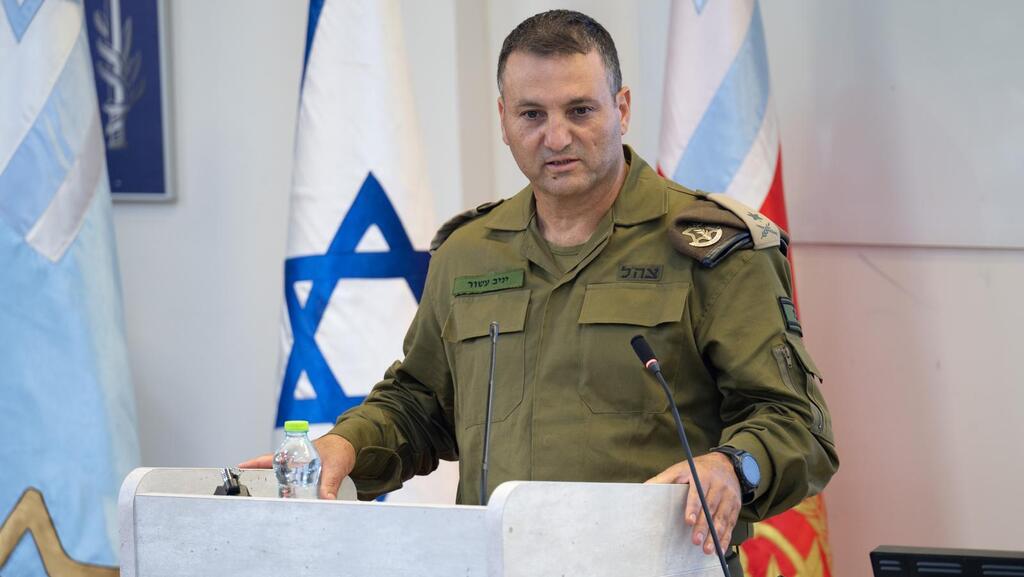 Southern Command chief Maj. Gen. Yaniv Asor at a conference presenting lessons from Oct. 7 (Photo: IDF) כנס הצגת לקחי ה-7 באוקטובר והטמעתם