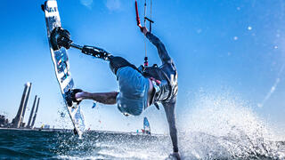 Adi Timor is surfing as part of his rehabilitation 