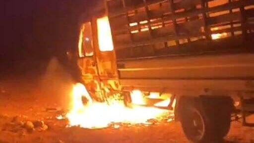 מתנחלים הציתו רכבים באזור ואדי אג'חיש