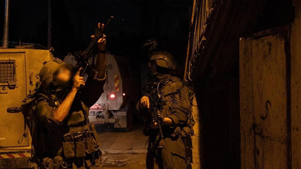 IDF troops operate in Nablus (Photo: IDF) מבצע לילי חטיבתי של צה"ל בשכם