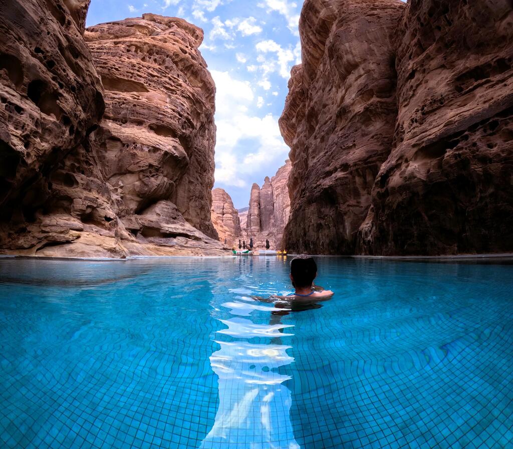 The jaw-dropping hotel in AlUla (Photo: Courtesy of Adam Jano) המלון שומט הלסת באל-עולא