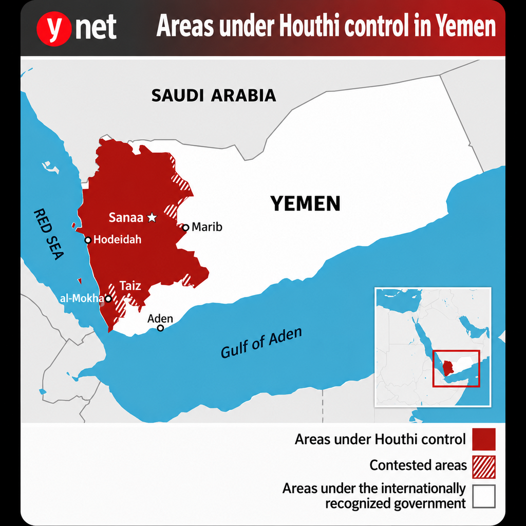 Houthi map