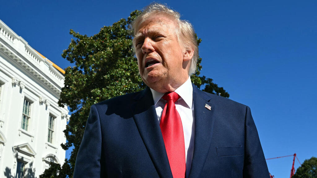 US President Donald Trump (צילום: Alex WROBLEWSKI / AFP) נשיא ארה"ב דונלד טראמפ