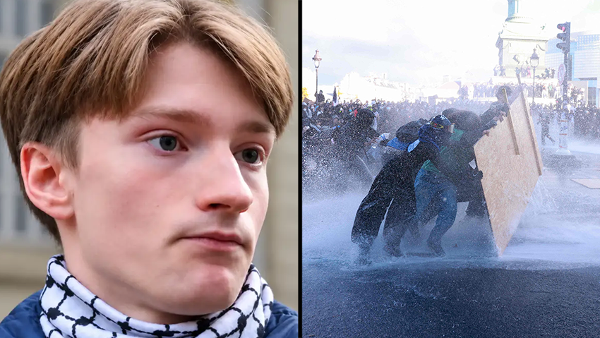 From a school blockade to 10 million views: the teenager becoming the face of France’s revolt (Photo: Kenzo TRIBOUILLARD / AFP) From a school blockade to 10 million views: the teenager becoming the face of France’s revolt