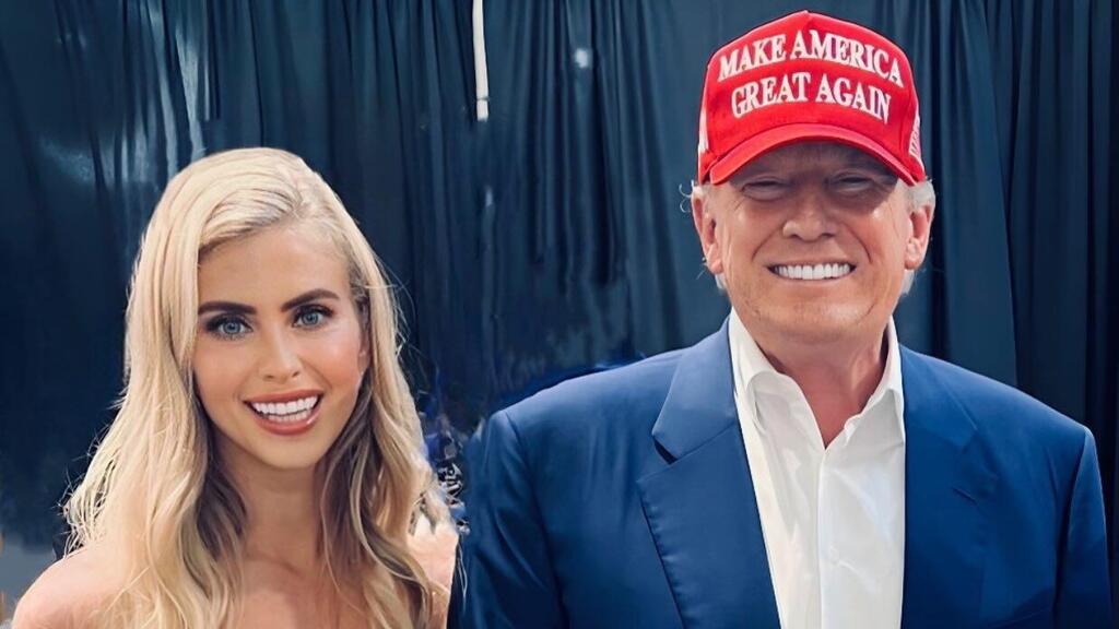 Katie Zacharia and Donald Trump קייטי זכריה, דוברת הבית הלבן החדשה