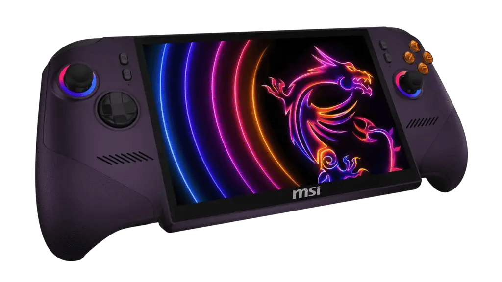 The MSI Claw 8 EX AI+ (Photo: MSI) קונסולת ה-Claw של MSI