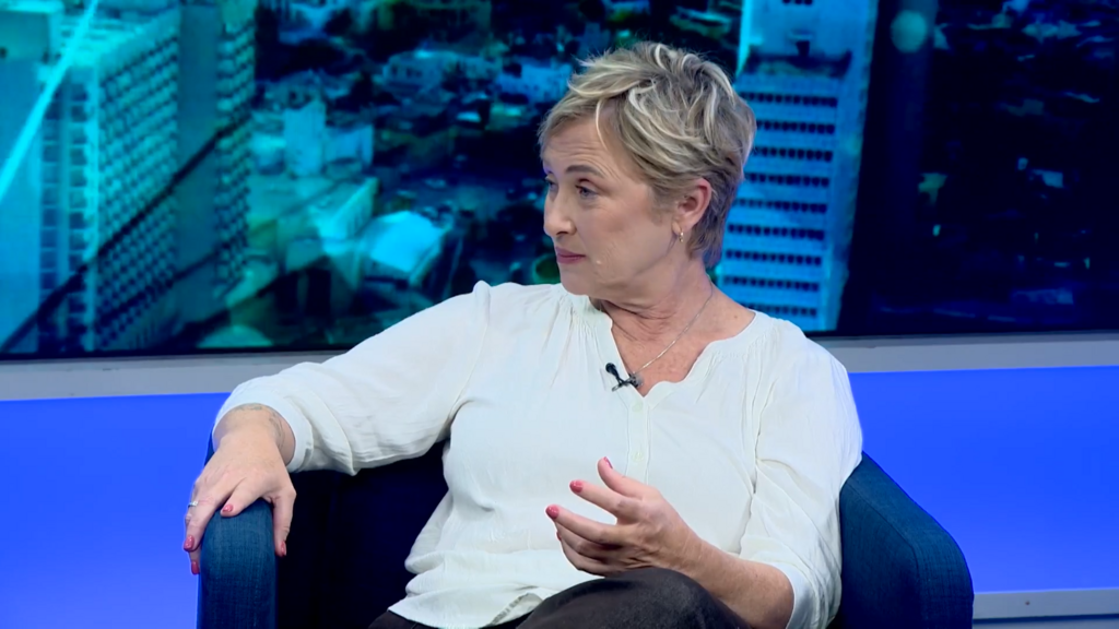 Iris Haim, mother of Yotam Haim, who was mistakenly killed by Israeli troops after escaping Hamas captivity in Gaza (Photo: Screenshot) Iris Haim, mother of Yotam Haim, who was mistakenly killed by Israeli troops after escaping Hamas captivity in Gaza