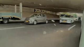 אלמוני השליך אבנים מגשר בנתיבי איילון
