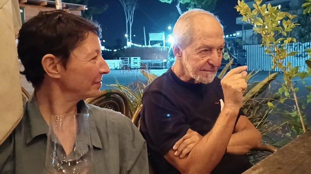 Sofia Rosenfeld with her father, Boris, on a recent visit to Israel סופיה רוזנפלד, מדענית ואזרחית ישראלית-רוסייה, נידונה במוסקבה לשלוש וחצי שנות מאסר בפועל