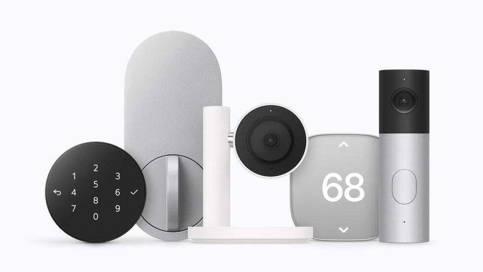 Apple's smart home product lineup developed in partnership with LG (Photo: Apple) קו המוצרים החכמים לבית של אפל