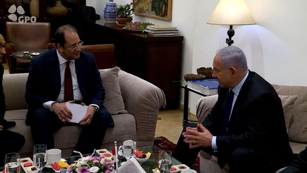 פגישת נתניהו ועבאס כאמל ב-2021