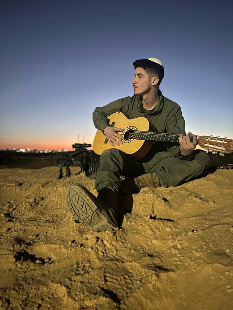 Noam during reserve duty: 'You start thinking about civilian life and realize it's not really possible' (Photo: Courtesy) Noam during reserve duty: 'You start thinking about civilian life and realize it's not really possible'