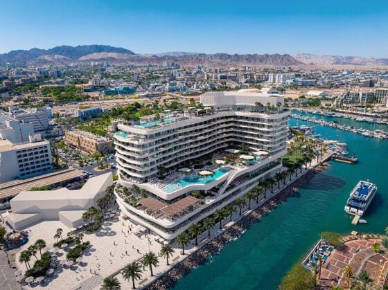 Fattal's new hotel in Eilat (Rendering: Feigin Architects) המלון החדש שפתאל יפתחו באילת