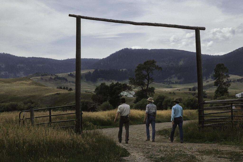 The entrance to the Montana ranch (Photo: Dan Lior) הכניסה לחווה במונטנה
