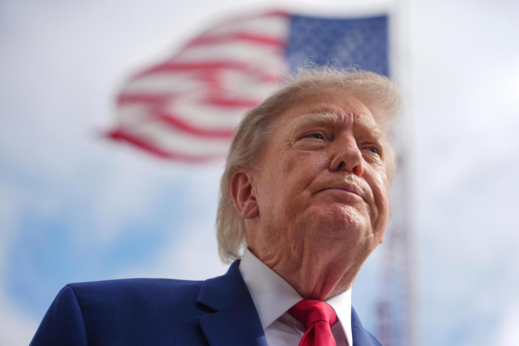 Donald Trump (Photo: AP Photo/Julia Demaree Nikhinson) נשיא ארה"ב על הסכמי אברהם