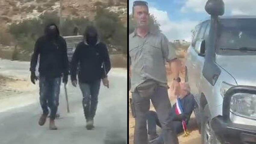 מתנחלים תקפו דיפלומטים אירופאים סמוך לכפר הפלסטיני טייבה