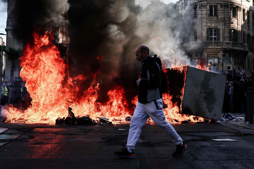 Photo: hibaud MORITZ / AFP מהומות במרסיי