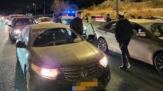  חסימה בכביש 1 בעקבות חשודים בעבירות ביטחוניות
