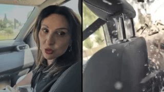 פלר חסן-נחום מפלגת עמך ישראל  הותקפו על ידי פלסטינים במהלך סיור הסברה בבנימין