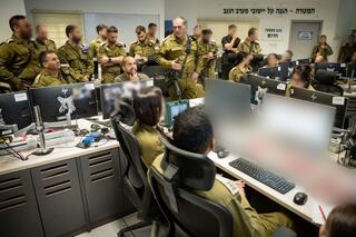 הרמטכ"ל באימון מפקדות של אוגדת עזה