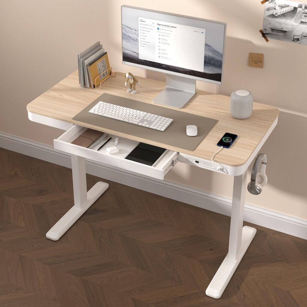 Lumi's S08-22D-SW adjustable electric desk (Photo: Lumi) השולחן S08-22D-SW של Lumi