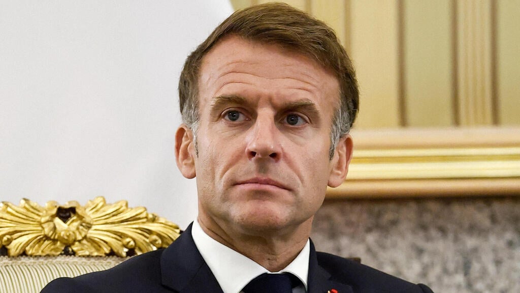 French President Emmanuel Macron during his visit to Kuwait (Photo: REUTERS/Benoit Tessier/Pool) נשיא צרפת עמנואל מקרון ביקור ב כוויית