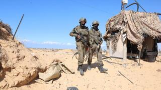 יואב קרן וגדי קבלו עם גדוד 9 בעומק רצועת עזה 