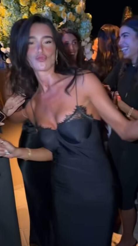 אדל בספלוב בתחרה שחורה (צילום מסך אינסטגרם) אדל בספלוב