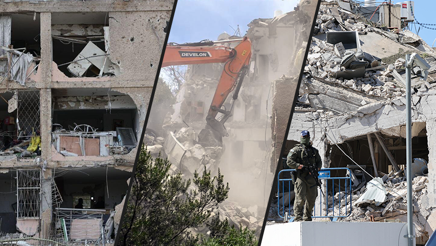איבדו את בתיהם, ונתניהו שוב מדבר על מלחמה: הקולות - והפינוי הקרוב של אמריקנים במפרץ